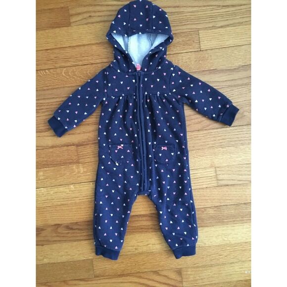 Carter's Mixed Brand 6-12M Girls Fall/Winter Bundle Overalls Outer Layers Jacket - Picture 2 of 9